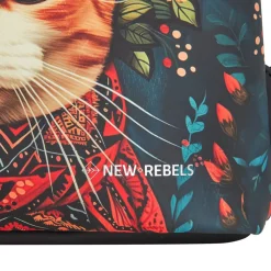New Rebels Mart Art - Los Angeles Catface Rolltop Rugzak Mini