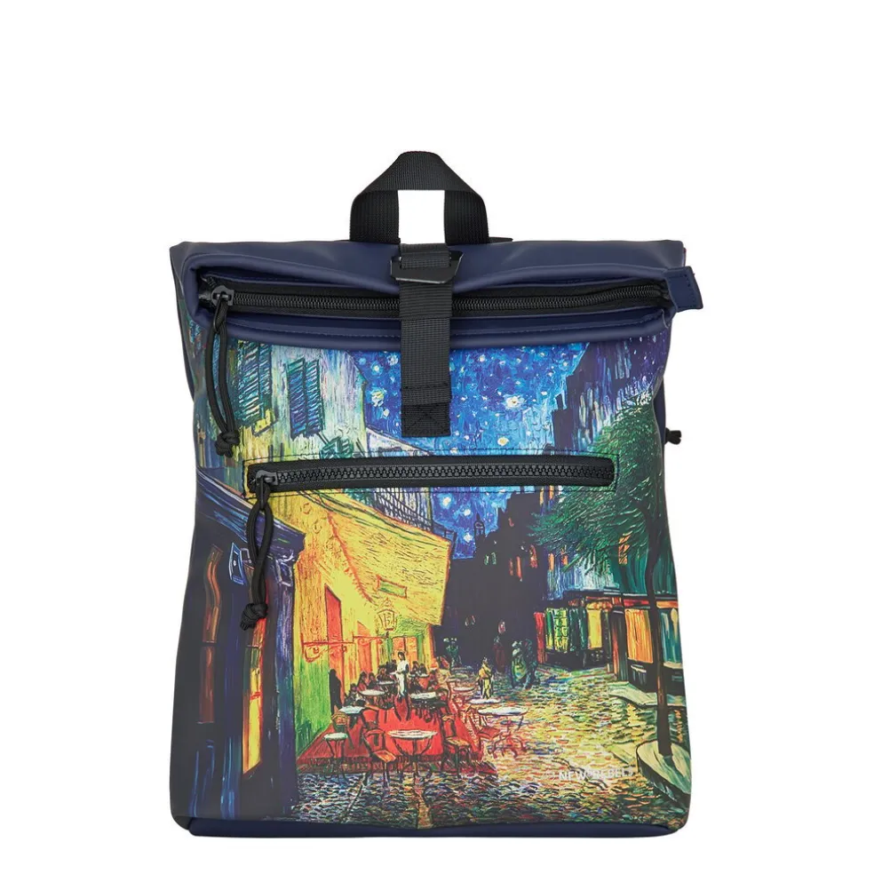New Rebels Mart Art - Los Angeles Cafe at Night Rolltop Rugtas Mini