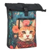New Rebels Mart Art - New York Catface 21L Rugtas Rolltop Waterafstotend Laptop 15.6"