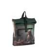 New Rebels Mart Art Los Angeles Melkmeisje Mini 7L Rugzak Rolltop Waterafstotend