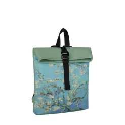 New Rebels Mart Art Los Angeles Amandelbloesem Mini 7L Rugzak Rolltop Waterafstotend