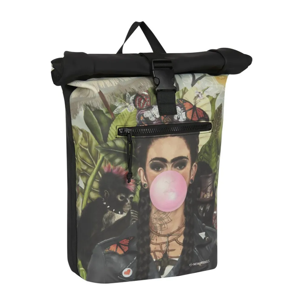 New Rebels Mart Art New York Bubble Gum Rolltop Rugzak 16L