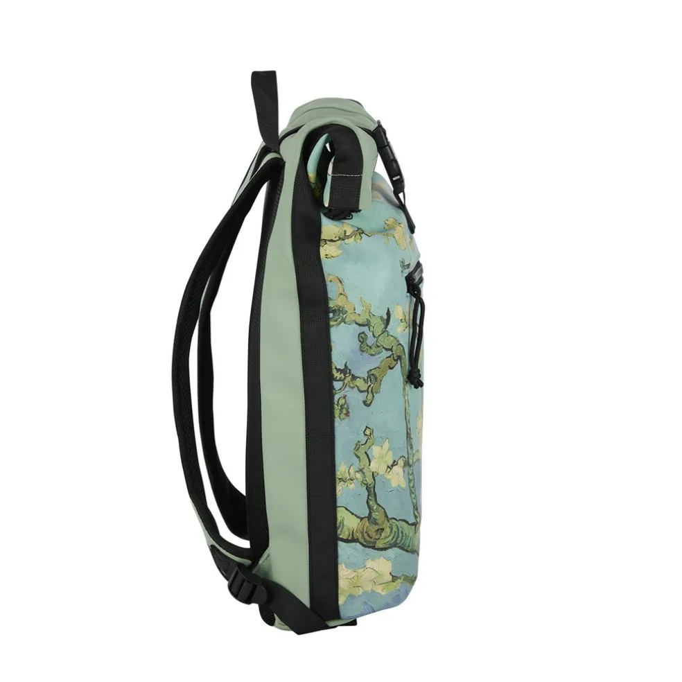 New Rebels Mart Art New York Amandel Bloesem 19L Rugzak Rolltop Waterafstotend