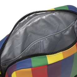 New Rebels Mart Bronx Regenboog 8L A4 Schoudertas met Flapover Waterafstotend