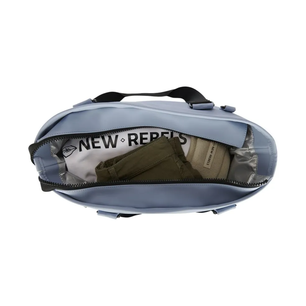 New Rebels Mart Charleston Zacht Blauw 21L Shopper Waterafstotend