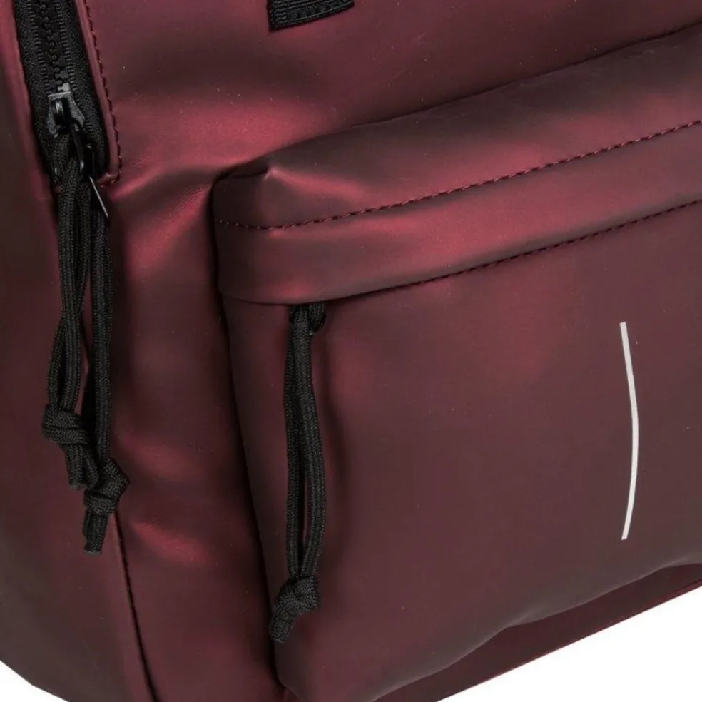New Rebels Mart Chicago Metallic Burgundy 17L Rugtas Waterafstotend Laptop 13"