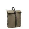 New Rebels Mart Los Angeles Olijf Groen 7L Rolltop Rugzak Waterafstotend