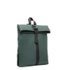New Rebels Mart Los Angeles Donkergroen 7L Rolltop Rugzak Waterafstotend