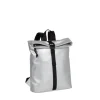 New Rebels Mart Los Angeles Metallic Zilver 7L Rolltop Rugzak Waterafstotend