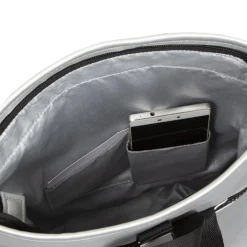 New Rebels Mart Los Angeles Metallic Zilver 7L Rolltop Rugzak Waterafstotend