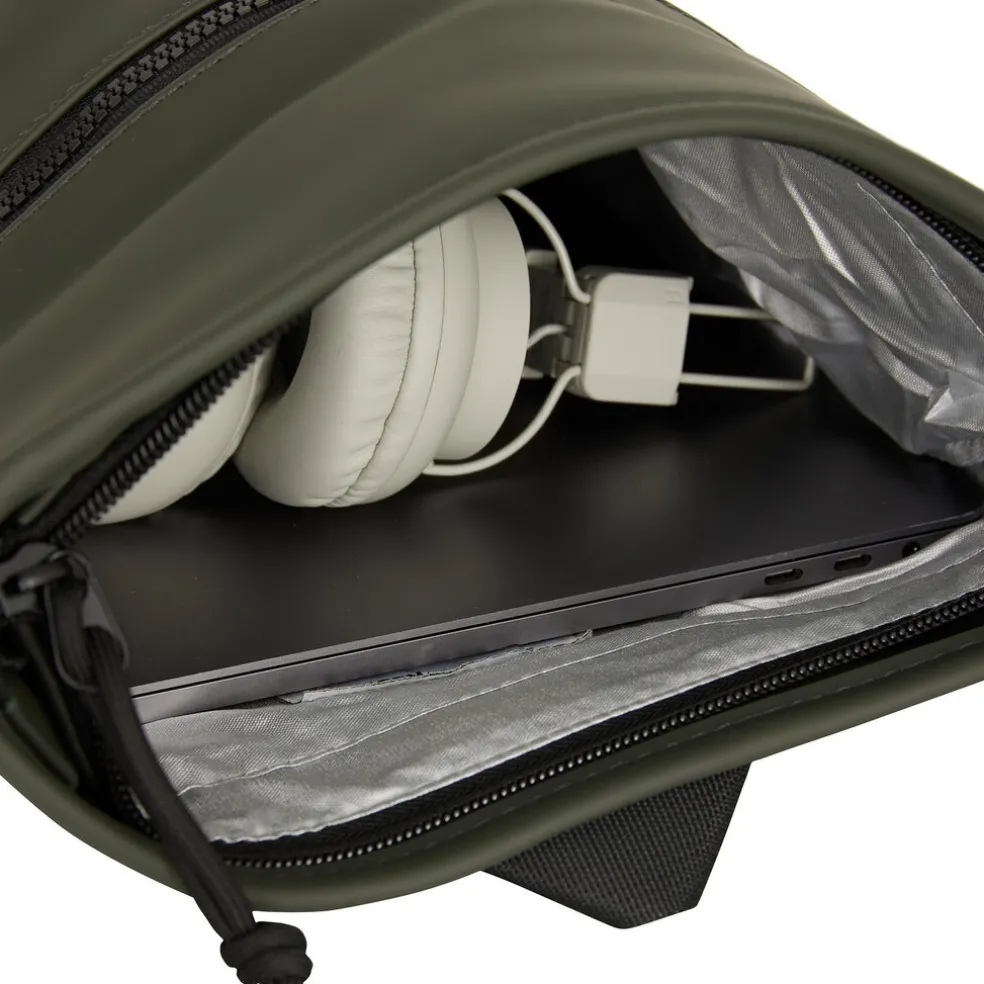 New Rebels Mart Los Angeles Nachtgroen 7L Rolltop Rugzak Waterafstotend