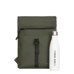 New Rebels Mart Los Angeles Nachtgroen 7L Rolltop Rugzak Waterafstotend