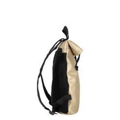 New Rebels Mart Los Angeles Metallic Goud Mini 7L Rolltop Rugzak Waterafstotend
