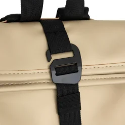 New Rebels Mart Los Angeles Metallic Goud Mini 7L Rolltop Rugzak Waterafstotend