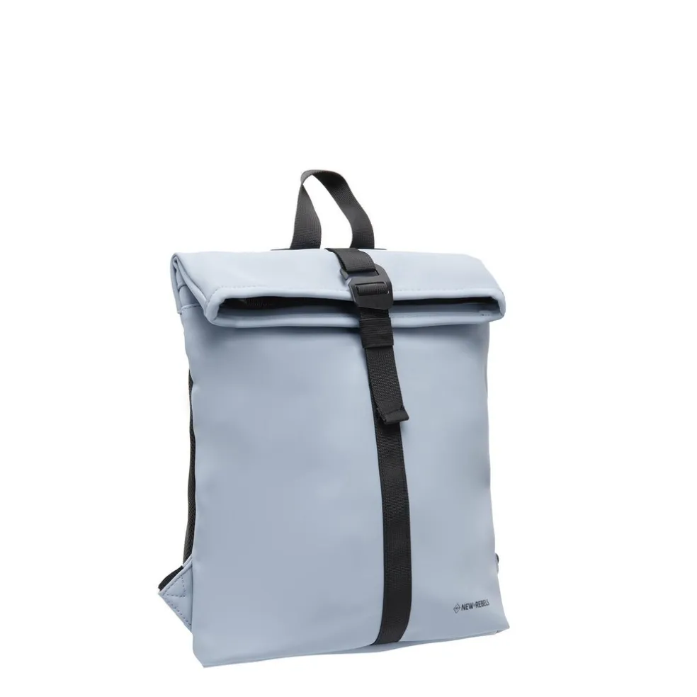 New Rebels Mart Los Angeles Zacht Blauw 7L Rolltop Rugzak Waterafstotend