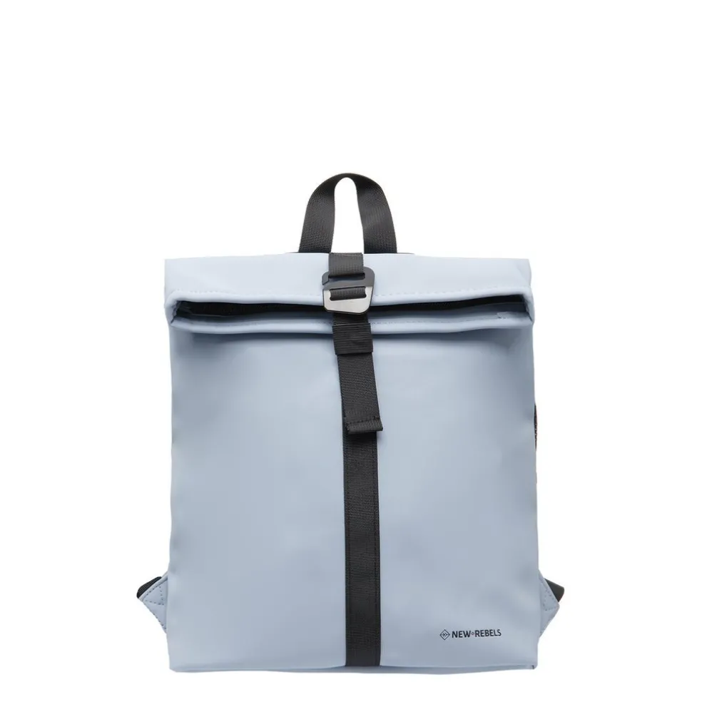New Rebels Mart Los Angeles Zacht Blauw 7L Rolltop Rugzak Waterafstotend