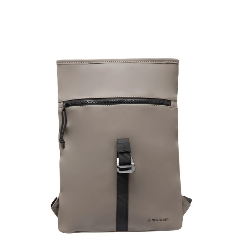 New Rebels Mart Los Angeles Taupe 7L Rolltop Rugzak Waterafstotend
