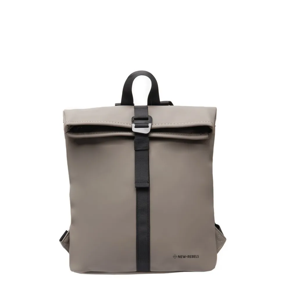 New Rebels Mart Los Angeles Taupe 7L Rolltop Rugzak Waterafstotend