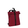 New Rebels Mart Los Angeles Burgundy 7L Rolltop Rugzak Waterafstotend