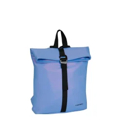 New Rebels Mart Los Angeles Metallic Lichtpaars Mini 7L Rolltop Rugzak Waterafstotend