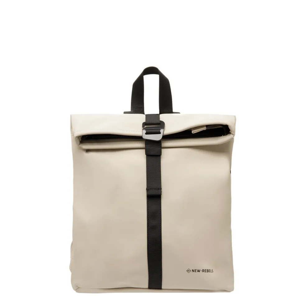 New Rebels Mart Los Angeles Beige 7L Rolltop Rugzak Waterafstotend