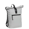 New Rebels Mart New York Lichtgrijs 21L Rugtas Rolltop Waterafstotend Laptop 15.6"