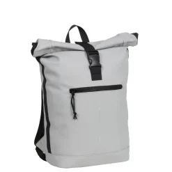 New Rebels Mart New York Lichtgrijs 21L Rugtas Rolltop Waterafstotend Laptop 15.6"