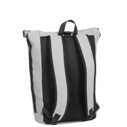 New Rebels Mart New York Lichtgrijs 21L Rugtas Rolltop Waterafstotend Laptop 15.6