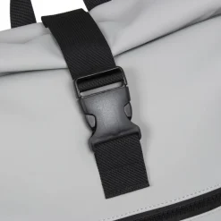 New Rebels Mart New York Lichtgrijs 21L Rugtas Rolltop Waterafstotend Laptop 15.6