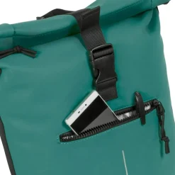 New Rebels Mart New York Petrol 21L Rugtas Rolltop Waterafstotend Laptop15.6