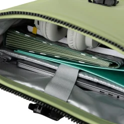 New Rebels Mart New York Matt Green 21L Rolltop Rugtas – Waterafstotend – Geschikt voor 15.6” Laptop
