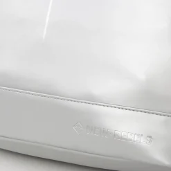 New Rebels Mart New York Metallic Zilver 21L Rugtas Rolltop Waterafstotend Laptop 15.6