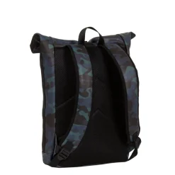 New Rebels Mart New York Camouflage Army Donker 21L Rugtas Rolltop Waterafstotend Laptop 15.6"