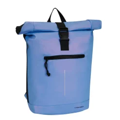 New Rebels Mart New York Metallic Lichtpaars 21L Rugtas Rolltop Waterafstotend Laptop 15.6"