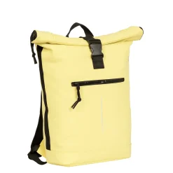 New Rebels Mart New York 21L Rugtas werktas Rolltop Waterafstotend Laptop 15.6" Butter Yellow