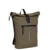 New Rebels Mart New York Olijf Groen 21L Rugtas Rolltop Waterafstotend Laptop 15.6"