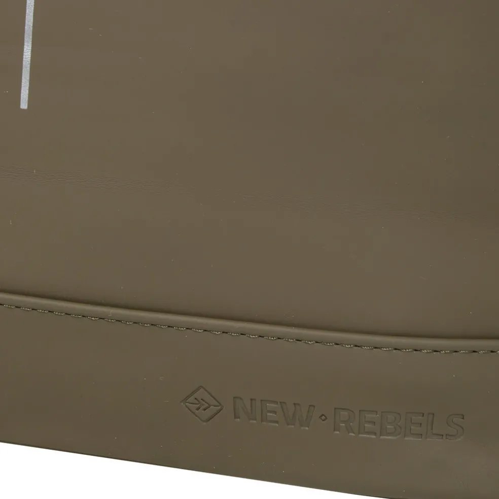 New Rebels Mart New York Olijf Groen 21L Rugtas Rolltop Waterafstotend Laptop 15.6"