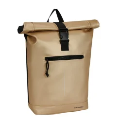 New Rebels Mart New York Metallic Goud 21L Rugzak Rolltop Waterafstotend Laptop 15.6"