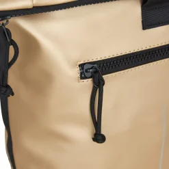 New Rebels Mart New York Metallic Goud 21L Rugzak Rolltop Waterafstotend Laptop 15.6