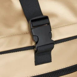 New Rebels Mart New York Metallic Goud 21L Rugzak Rolltop Waterafstotend Laptop 15.6