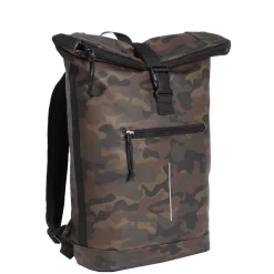 New Rebels Mart New York Camouflage Groen 21L Rugtas Rolltop Waterafstotend Laptop 15.6"