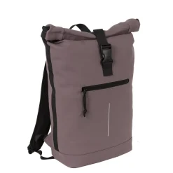 New Rebels Mart New York Oud Paars 21L Rugtas Rolltop Waterafstotend Laptop 15.6"