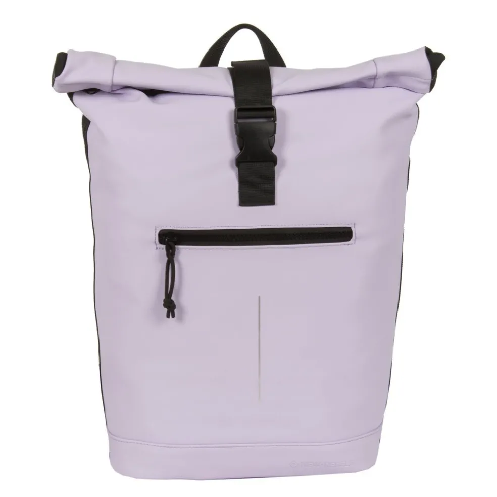 New Rebels Mart New York Lila 21L Rugtas Rolltop Waterafstotend Laptop 15.6"