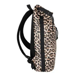 New Rebels Mart New York Leopard  21L Rugtas Rolltop Waterafstotend Laptop 15.6
