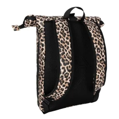 New Rebels Mart New York Leopard  21L Rugtas Rolltop Waterafstotend Laptop 15.6
