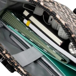 New Rebels Mart New York Leopard  21L Rugtas Rolltop Waterafstotend Laptop 15.6