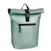 New Rebels Mart New York Metallic Lichtgroen 21L Rugtas Rolltop Waterafstotend Laptop 15.6"