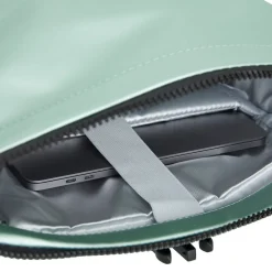 New Rebels Mart New York Metallic Lichtgroen 21L Rugtas Rolltop Waterafstotend Laptop 15.6