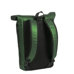 New Rebels Mart New York Metallic Groen 21L Rugtas Rolltop Waterafstotend Laptop 15.6