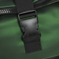 New Rebels Mart New York Metallic Groen 21L Rugtas Rolltop Waterafstotend Laptop 15.6